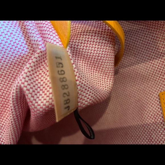 Dooney & Bourke yellow white stripe hobo bag - Picture 7 of 8